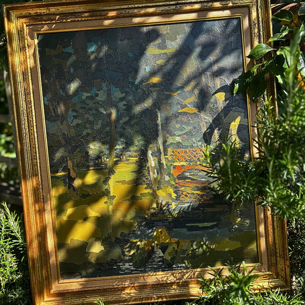Mid Century French Oil Painting