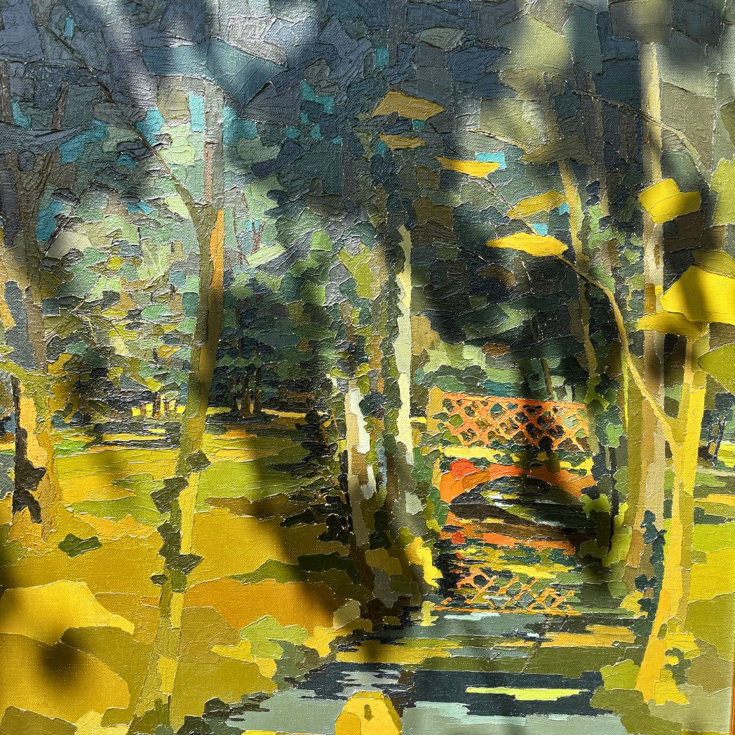 Mid Century French Oil Painting