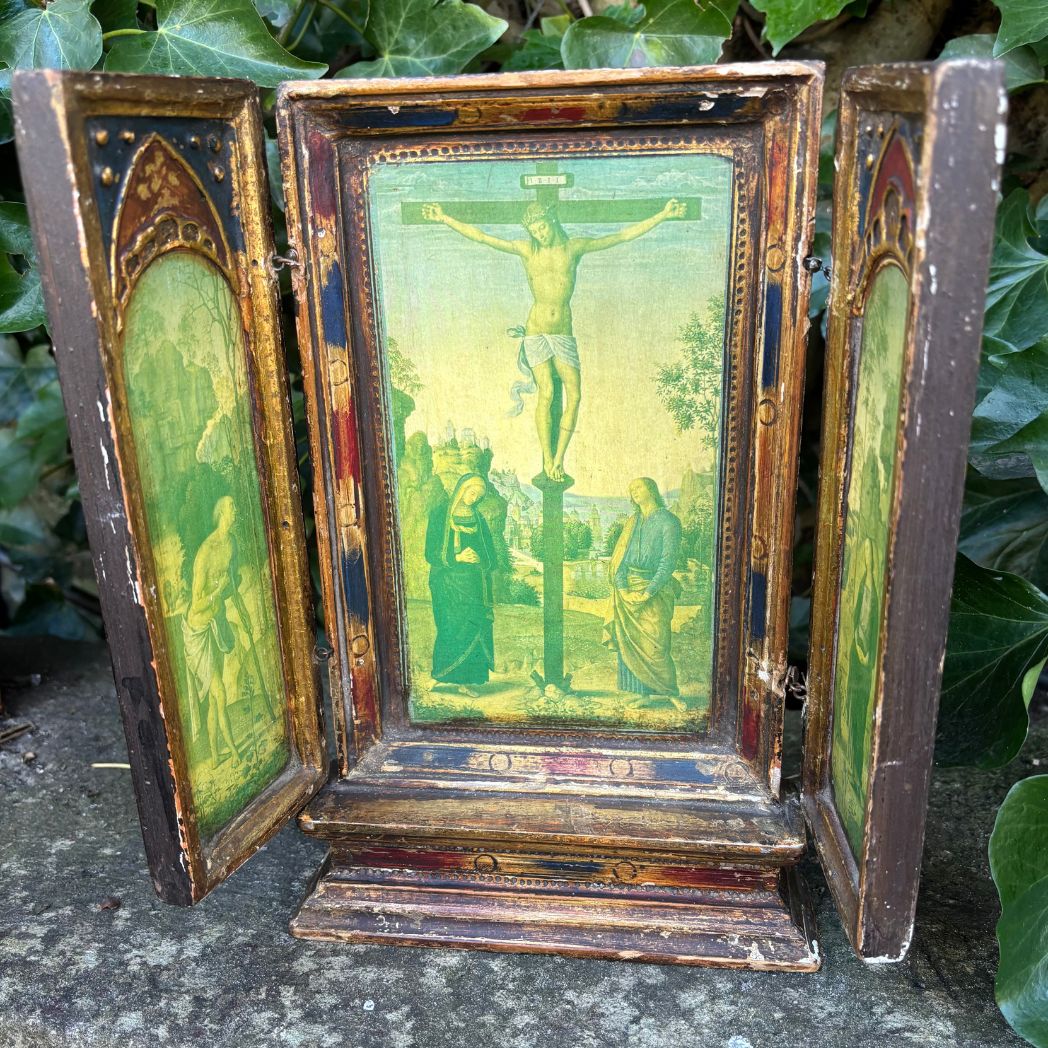 Italian Florentine Triptych