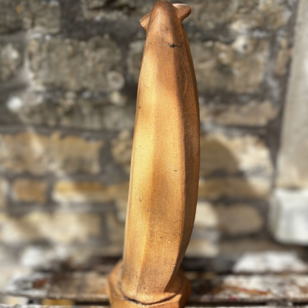 Vintage Terracotta Mary & child statue