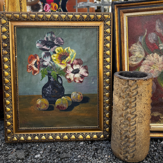 Vintage french oil painting