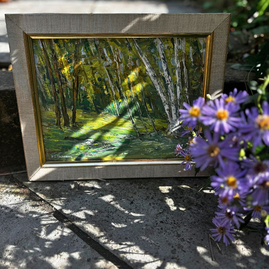 Vintage Landscape oil painting